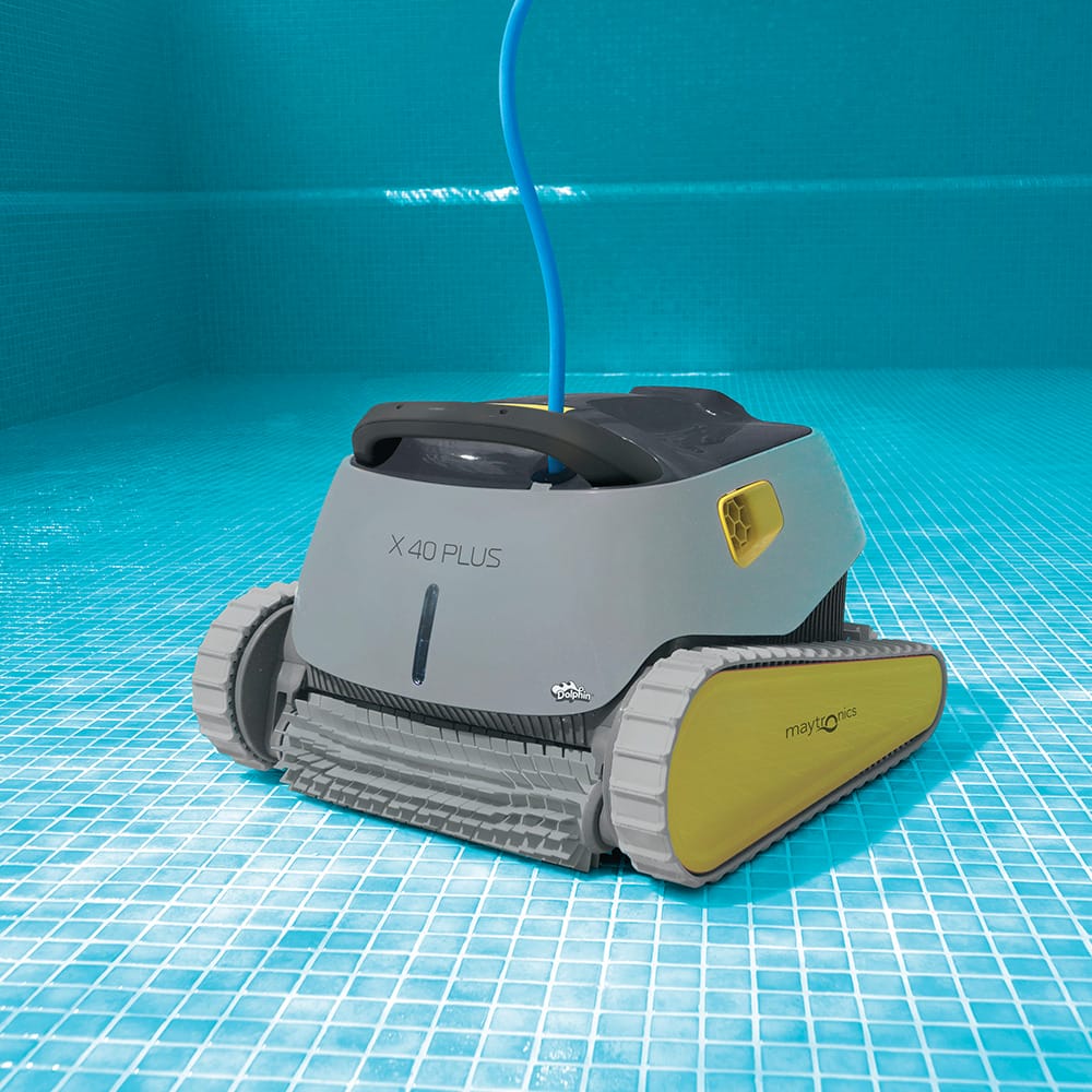 Dolphin X40 Plus Robotic Pool Cleaner with 18m Cable - Includes Caddy