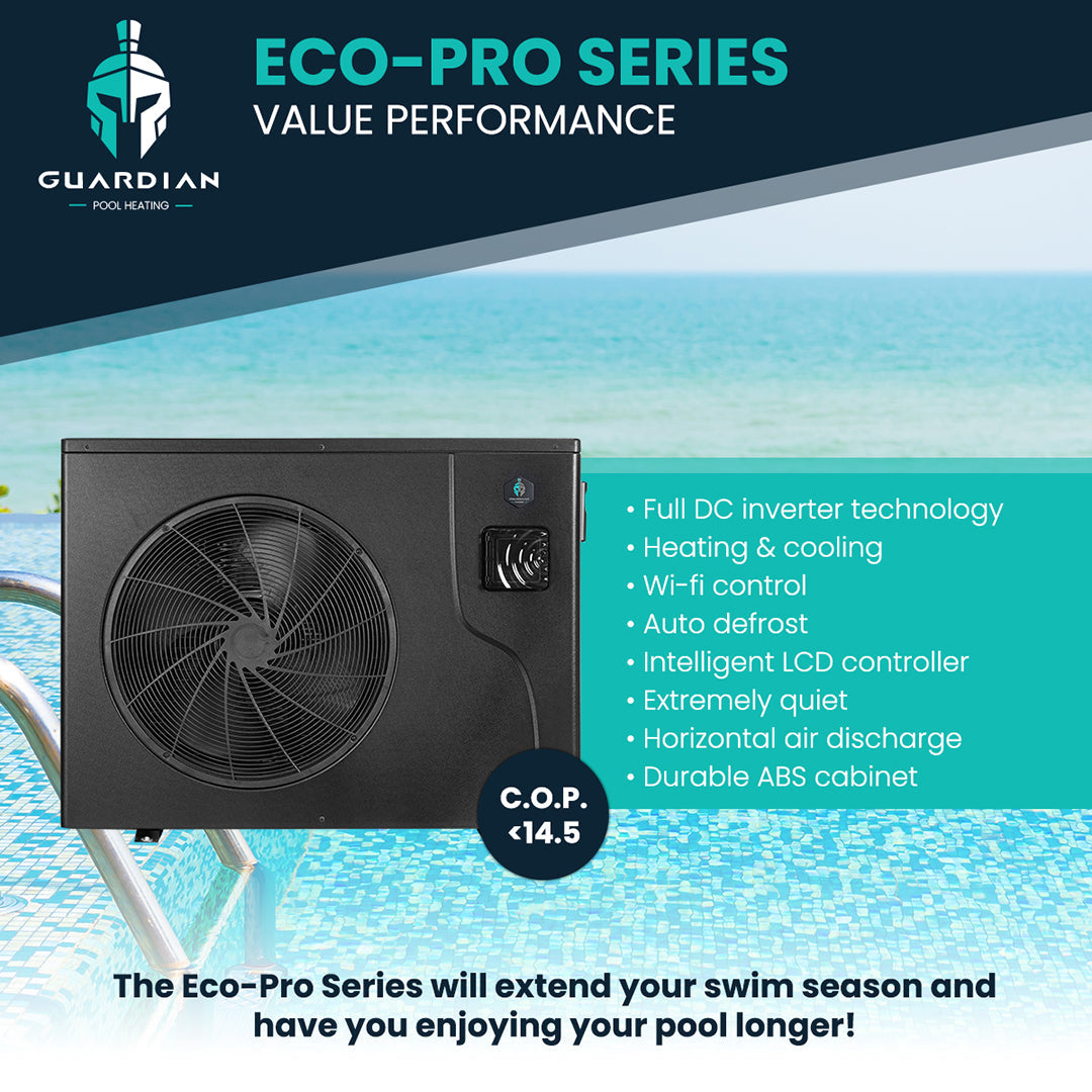 Guardian Eco Pro Series 28kW Quiet Pool Heat Pump
