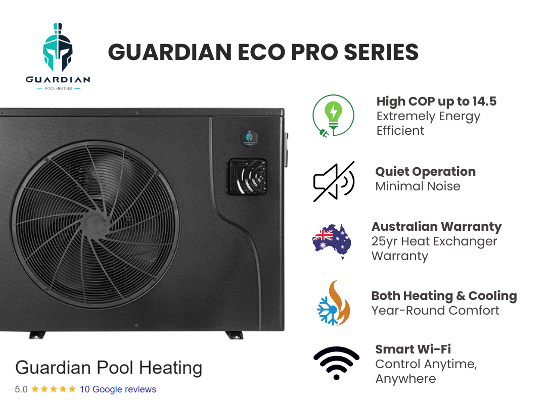 Guardian Eco Pro Series 20kW Quiet Pool Heat Pump