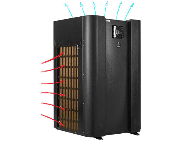 Guardian Lux-V 20kW Pool Heat Pump – Top Discharge, Full DC Inverter