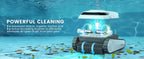 Robo-Tek Robo-Charge Cordless Robotic Pool Cleaner – Cleans Floor, Walls, & Waterline