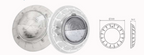 Emaux 4 Pack Quartz LED Light, Multi-Colour, 20m Cable, Inc Transformer - Pool Light