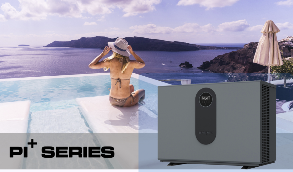 SensaHeat PI+ Series 35kW Pool Heat Pump Quiet WiFi Enabled