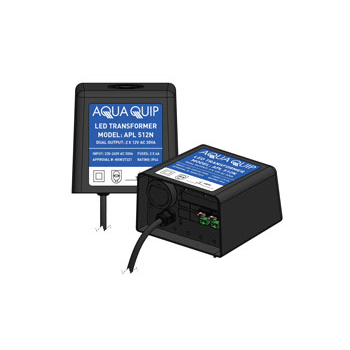 Aquaquip LED Transformer 2 x 30VA - Plug In