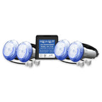 Aquaquip EvoFG LED - Fixed White, Blue or Multi-Colour fibreglass Flush Mounted Retro-Fit underwater Pool Light