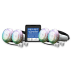 Aquaquip EvoFG LED - Fixed White, Blue or Multi-Colour fibreglass Flush Mounted Retro-Fit underwater Pool Light