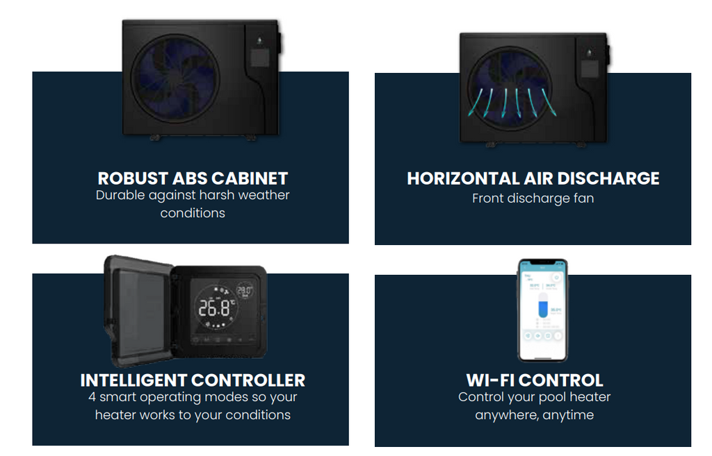 Guardian Eco Pro Series 28kW Quiet Pool Heat Pump